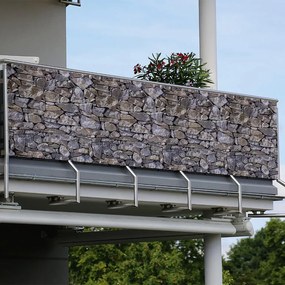 Paravan de balcon PIETRE, 85 X 500 cm
