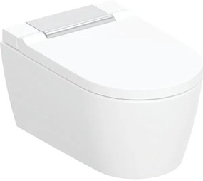 Set vas wc cu functie de bideu rimless suspendat si capac soft close Geberit AquaClean Sela