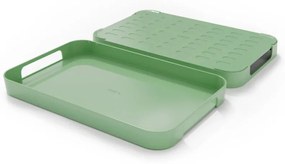Tava pentru servit Trebonn Pile XL 1723113, 51x32.5 cm, Melamina, Verde