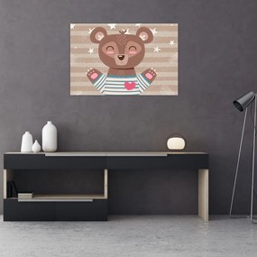 Tablou - Ursulețul iubitor (90x60 cm)