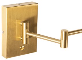 Lampa de perete de design din alamă incluzând LED reglabil - Notia