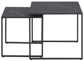 Set de măsuțe de cafea ALMA 2 buc. antracit