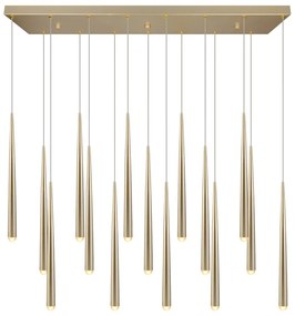 Lustră aurie LED Cala – Trio Select