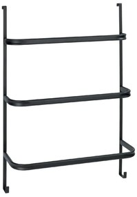Suport pentru prosoape Wenko Towel Holder Black, 21 x 54 cm, negru