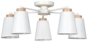 Lustra Plafon Periot 5 White 477/5 Emibig Lighting, Modern, E27, Polonia