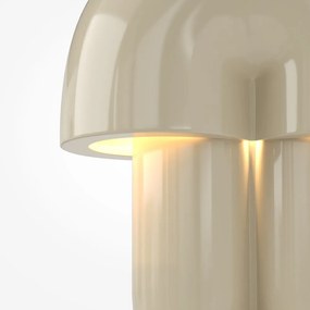 Veioza decorativa LED din ceramica Hope bej lucios