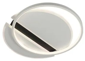Plafonieră LED dimabilă LED/80W/230V 3000-6500K alb/negru + telecomandă