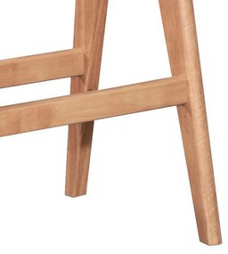 Masa de bar Winslow din lemn de arbore de cauciuc, culoarea nuc 120x45x100cm