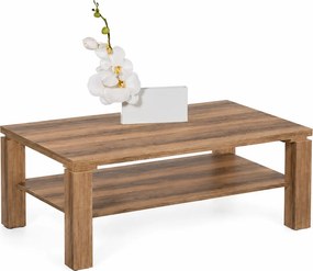 Masuta cafea RUBIK, nuc, PAL, 110X70X43 cm