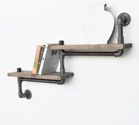 Etajeră de perete BORURAF 35x75 cm molid