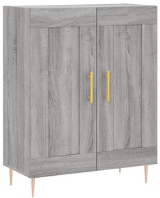 vidaXL Servantă, gri sonoma, 69,5x34x90 cm, lemn compozit