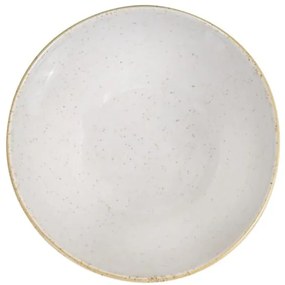 Bol Mineral Ceramica Premium Termorezistent Alb+Picatele (18cm, 1000ml)