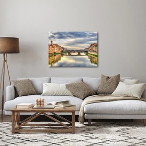 Tablou - Pod peste râu (70x50 cm)