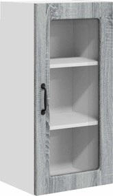 vidaXL Dulap de bucătărie Gri Sonoma 40 x 31 x 80 cm Lemn compozit