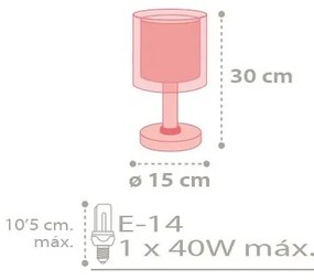 Dalber D-41431 - Veioză copii COLOR RAIN 1xE14/40W/230V