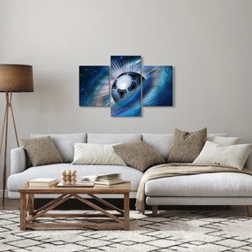 Tablou - Fotbal în spațiu (90x60 cm)