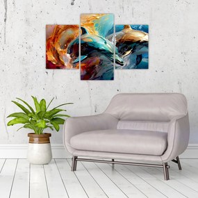 Tablou - Pictură de delfin (90x60 cm)