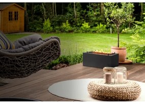 Șemineu de exterior pe gaz Planika Rio GAS 41,4x69,8 cm 10kW