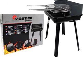 Gratar pe carbuni Master Grill & Party MG936, Reglabil, Pliabil, Negru