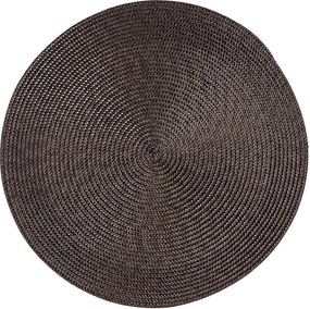 Set suport farfurie Deco rotunde maro închis, diametru 35 cm, set de 4 buc.