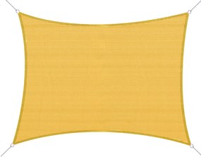 Outsunny Voal de umbrire Panza Solara rectangulara 6L x 4l m HDPE Galben | Aosom Romania