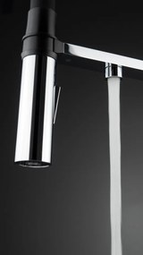 🚰 Baterie bucătărie MAGNETIC, cu racord filtru de apă & pipă flexibilă, finisaj cromat – Cod BRM_075M