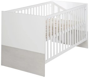 Pătuț alb-gri deschis 70x140 cm Julia – Roba