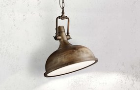 Lustra / Pendul vintage 39cm Industrial negru auriu 1322BG SRT
