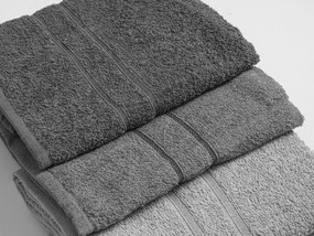 Prosop din bumbac Culoare Gri deschis, DONNA 70X120 cm