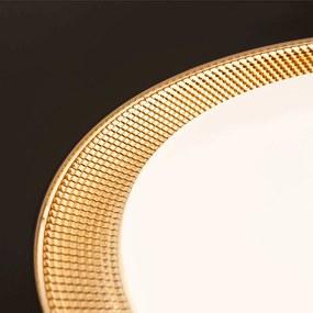 Plafonieră Smart LED Pulsar Gold Ring 36W, Diametru 55cm, Temperatură Culoare Reglabilă 3000K-6500K, Design Modern Auriu pentru Iluminat Interior