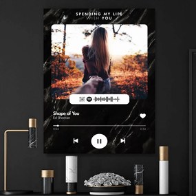 Tablou Canvas Personalizat Spotify Marble