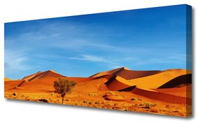 Tablou pe panza canvas Desert Peisaj Galben