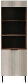 Biblioteca ALMERA TYP3, nuc/casmir, PAL laminat, 60x42x185 cm