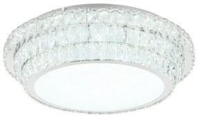 Globo KLARA 68157-58 - Plafonieră LED dimabilă 58W/230V 2700-6000K Ø60 cm alb + telecomandă