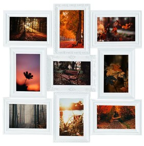 Rama foto, 9 poze, Naimeed D4560W, Alb