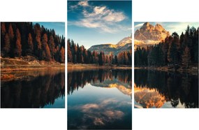 Tablou - Alpi, Italia, Dolomiți, Lago Antorno (90x60 cm)