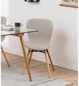 Scaune de dining bej/natural 2 buc. Batilda – Actona