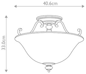 Lustră aplicată Hinkley HK-DUNHILL-SF DUNHILL 2xE27/100W/230V