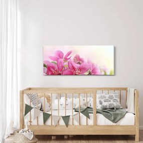 Tablou - Flori roz (120x50 cm)