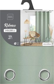 Draperie verde salvie dimout (semi-opacă) din microfibră 140x280 cm Absolu – douceur d'intérieur