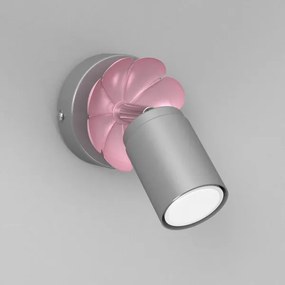 Spot de perete FLOWER 1xGU10/8W/230V crom mat