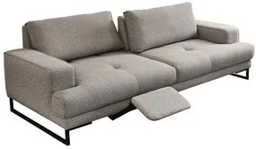 Canapea gri 3 locuri 240/106cm soft