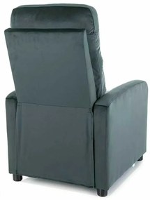 Scaun reclinabil Lennox Velvet, verde