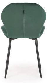 Scaun K538 velvet verde inchis H85 cm