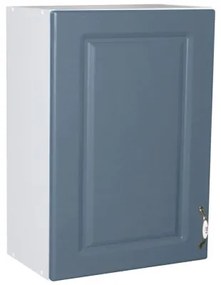 Corp superior 50 cu 1 usa Zebra MDF albastru drept