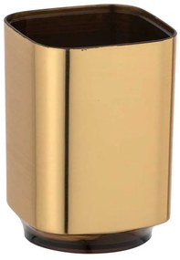 Set de accesorii de baie auriu din plastic Auron – Wenko