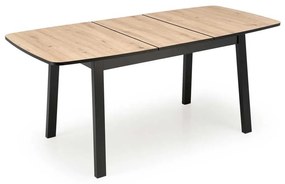 Masă de bucătărie Hank, stejar artisan / negru