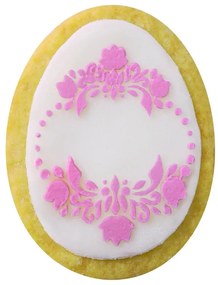 Set ustensile decorative biscuiti pentru Paste  Dr.Oetker 1879, 5 piese, 4 decoratii, 1 matrita, Otel inoxidabil, Argint