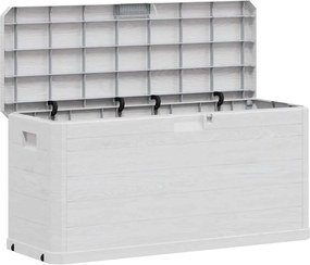 vidaXL Ladă de depozitare pentru grădină, 280 L, gri deschis