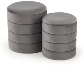 Set 2 buc. taburete Pachio (gri). 1092549